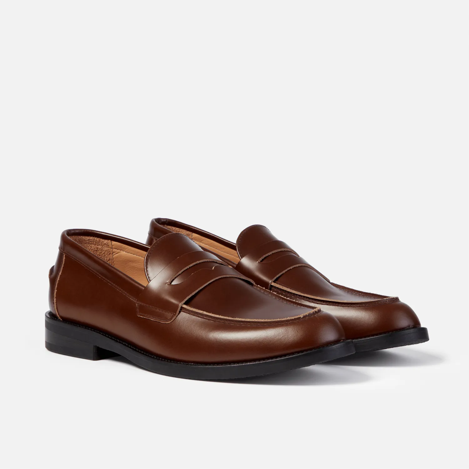 Wilde Chestnut Penny Loafer - Men's sold by Duke + Dexter product image thumbnail 3