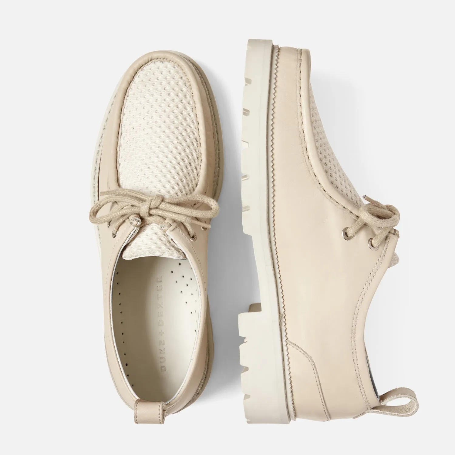 Moby White Rattan Boot - Men's sold by Duke + Dexter product image thumbnail 5