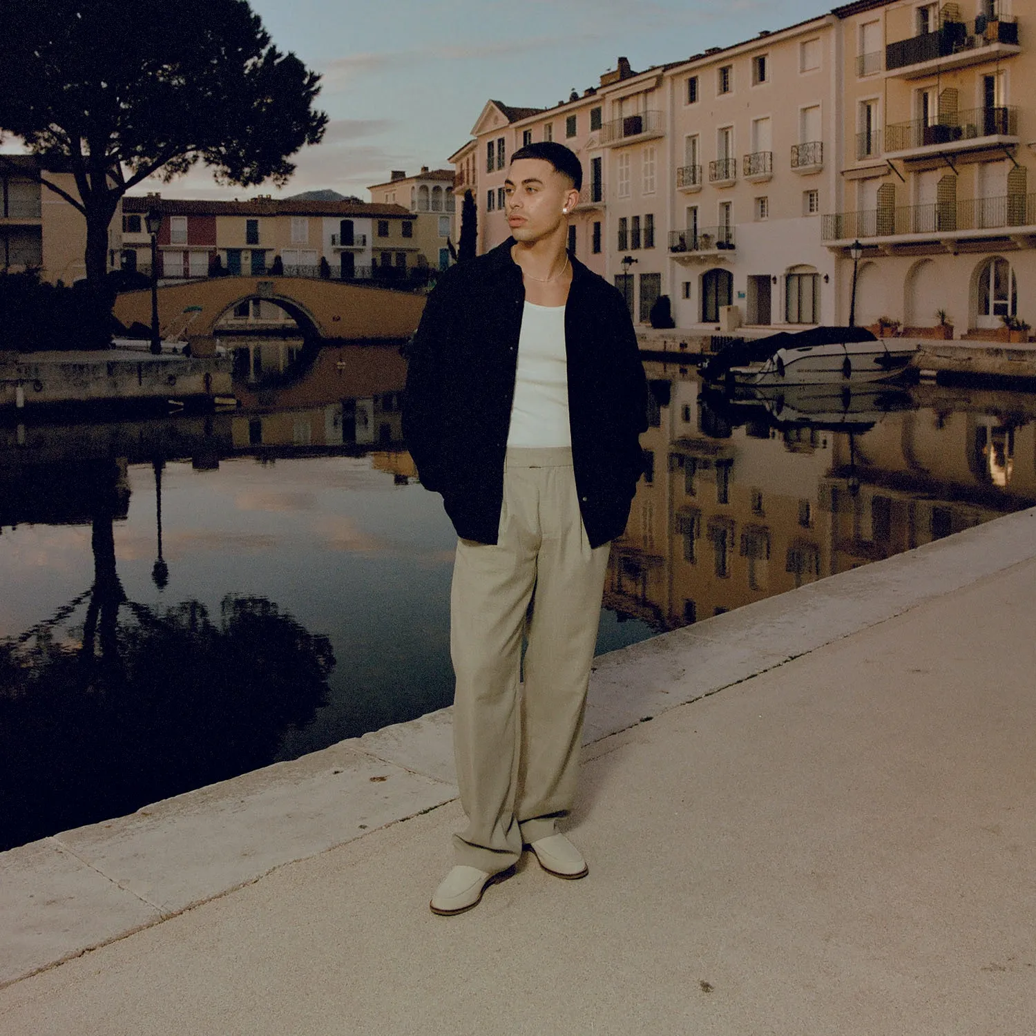 Wilde Off-White Suede Slip Loafer - Men's sold by Duke + Dexter product image thumbnail 2