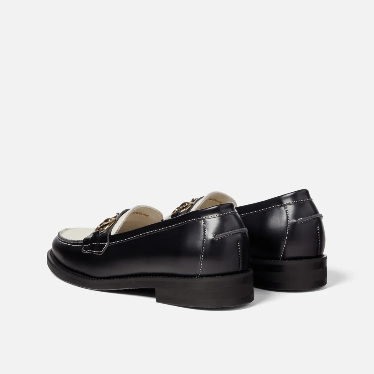 Wilde Black x White Bit Loafer - Women's sold by Duke + Dexter product image thumbnail 5