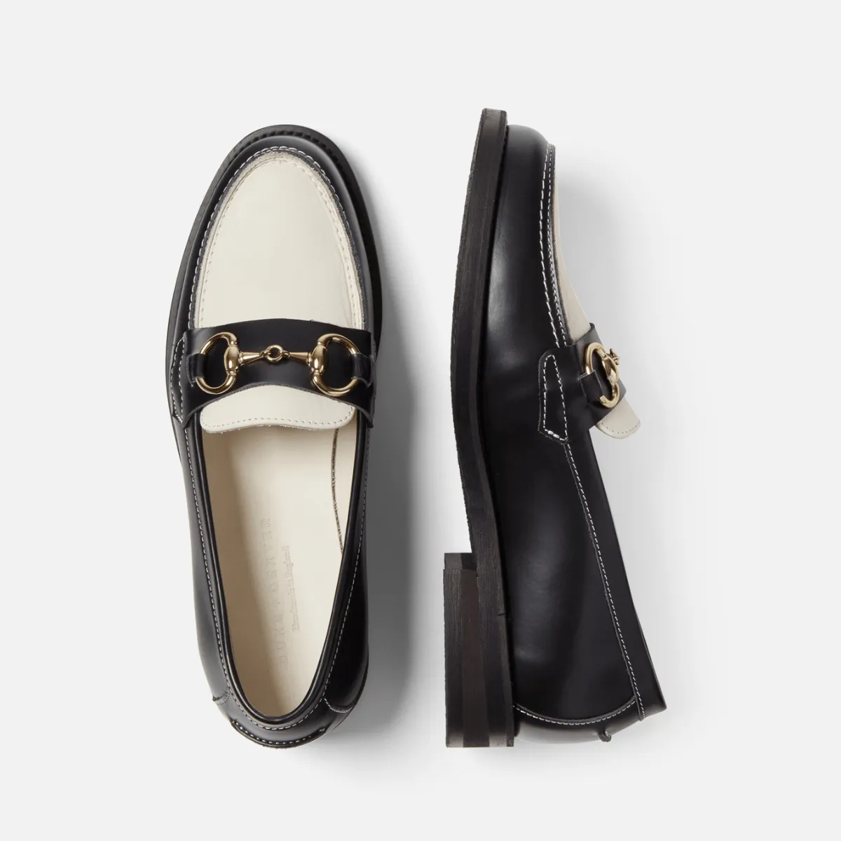 Wilde Black x White Bit Loafer - Women's sold by Duke + Dexter product image thumbnail 4