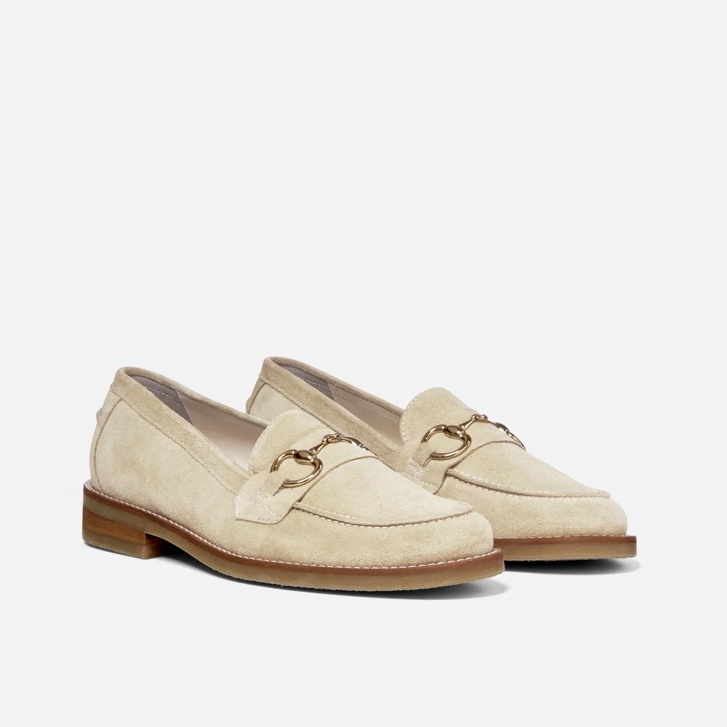 Wilde Biscuit Suede Bit Loafer - Women's sold by Duke + Dexter product image thumbnail 3