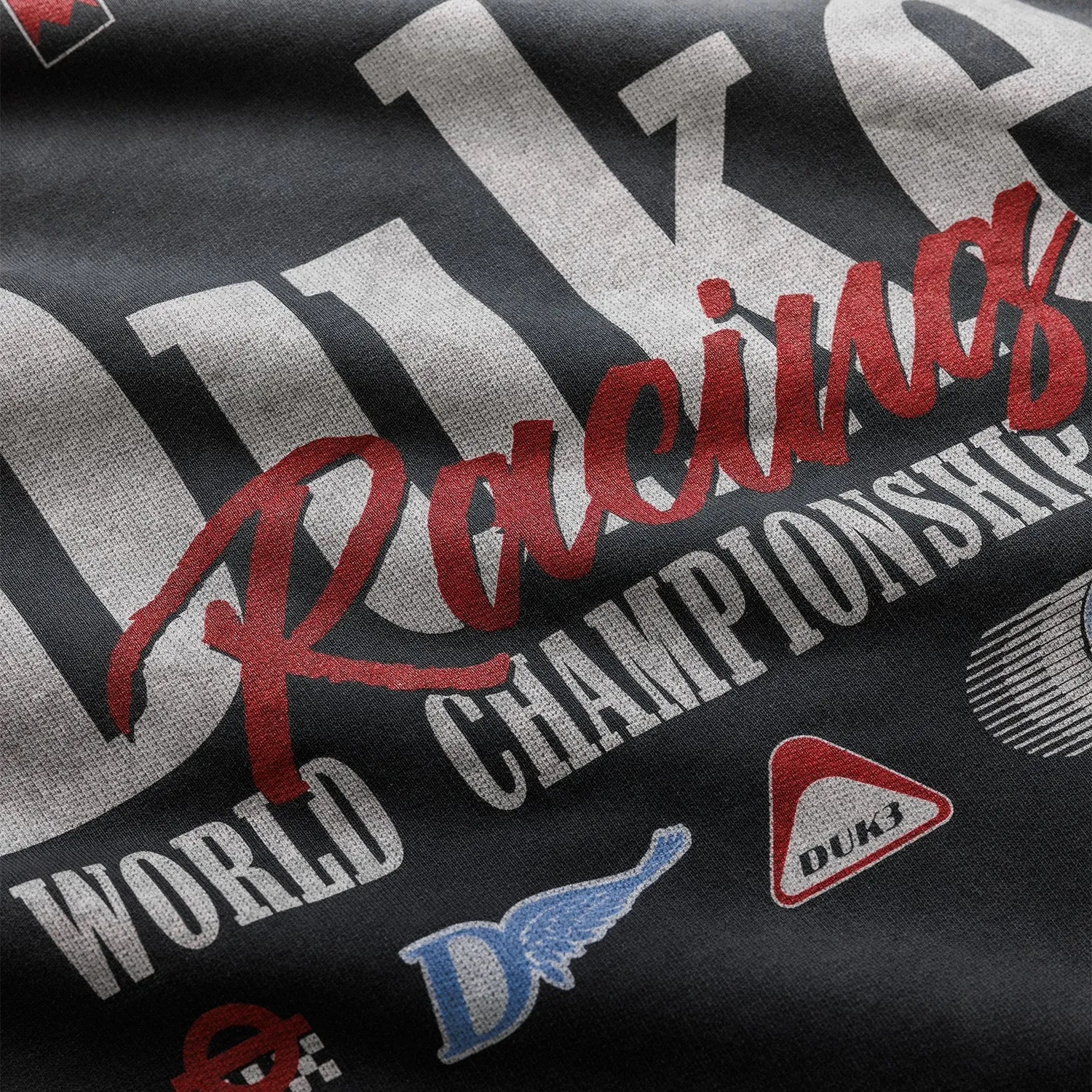 DR1 World Championship Washed Black Hoodie sold by Duke + Dexter product image thumbnail 4