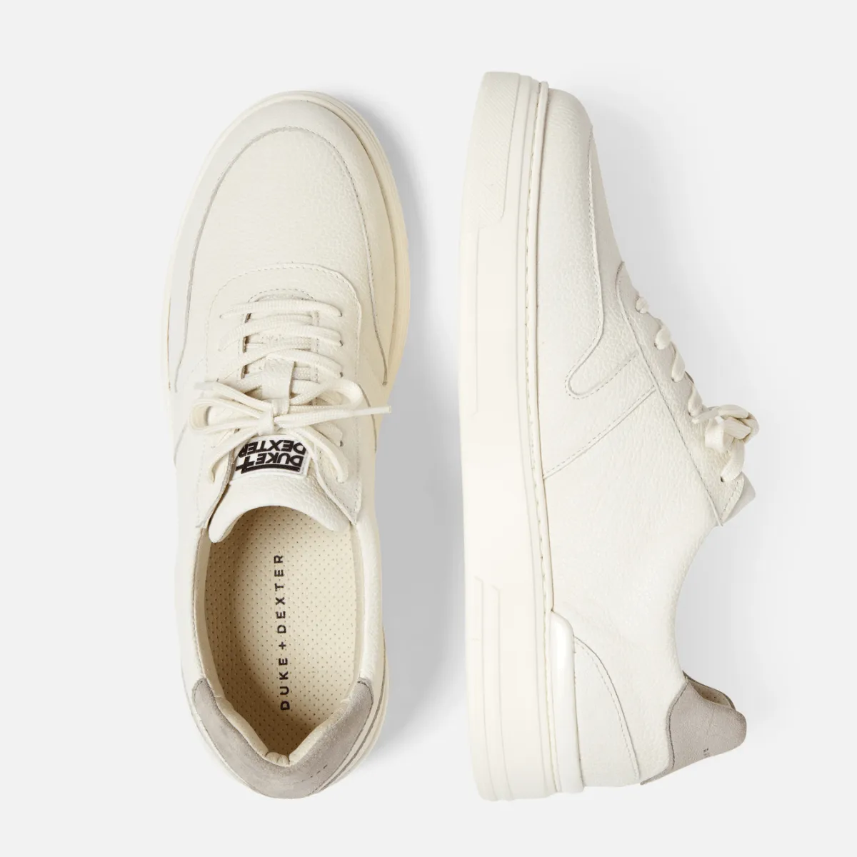 Ritchie White + Grey Sneaker - Men's sold by Duke + Dexter product image thumbnail 4