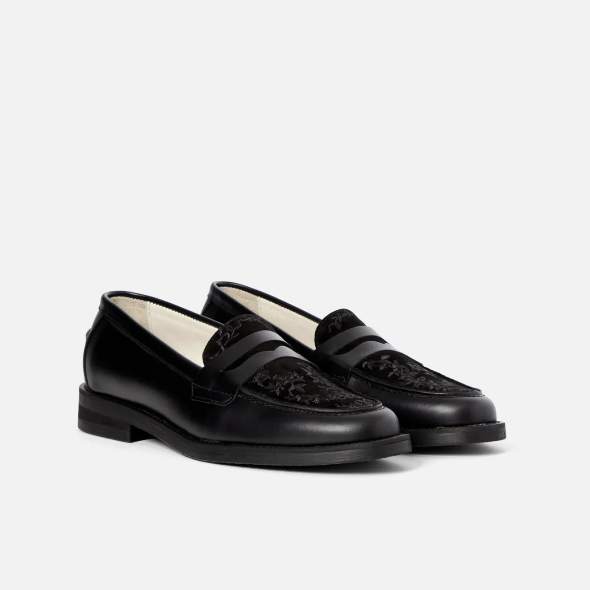 Wilde Black Vine Penny Loafer - Women's sold by Duke + Dexter product image thumbnail 3