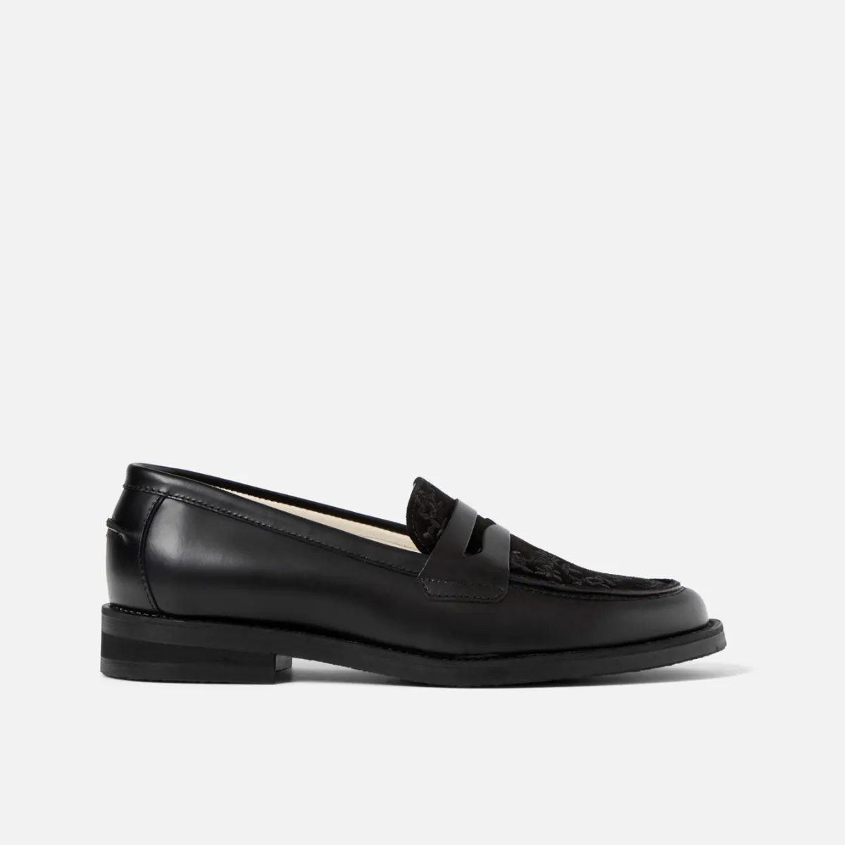 Wilde Black Vine Penny Loafer - Women's sold by Duke + Dexter product image thumbnail 4