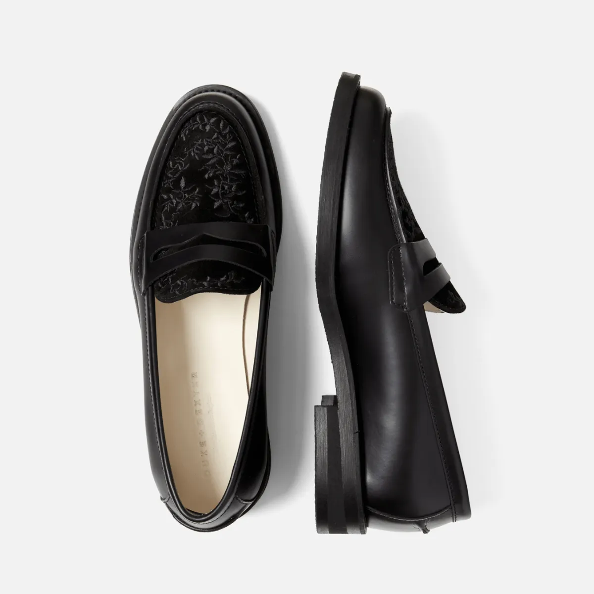 Wilde Black Vine Penny Loafer - Women's sold by Duke + Dexter product image thumbnail 5