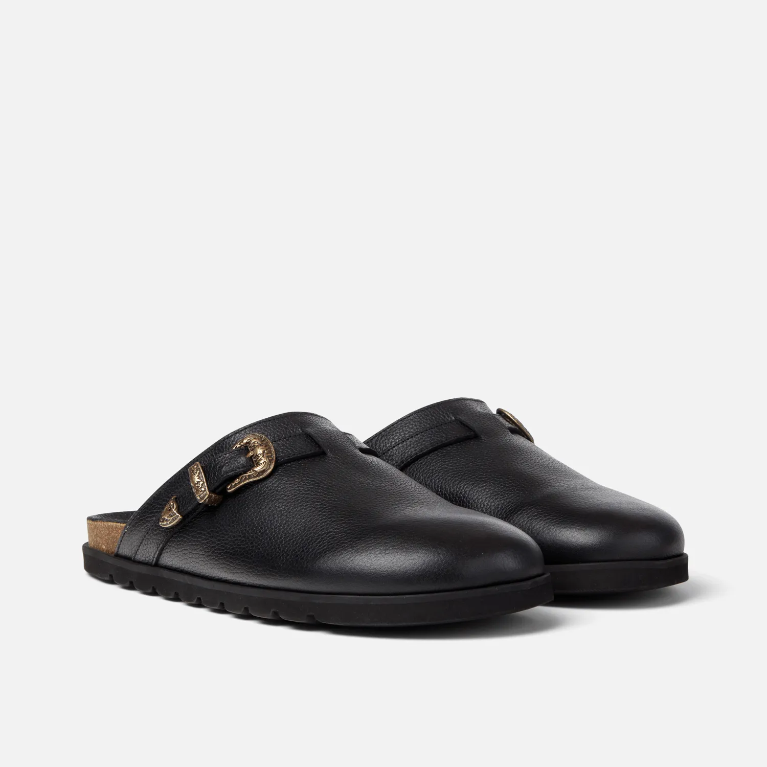 Winston Black Pebble Mule - Men's sold by Duke + Dexter product image thumbnail 3
