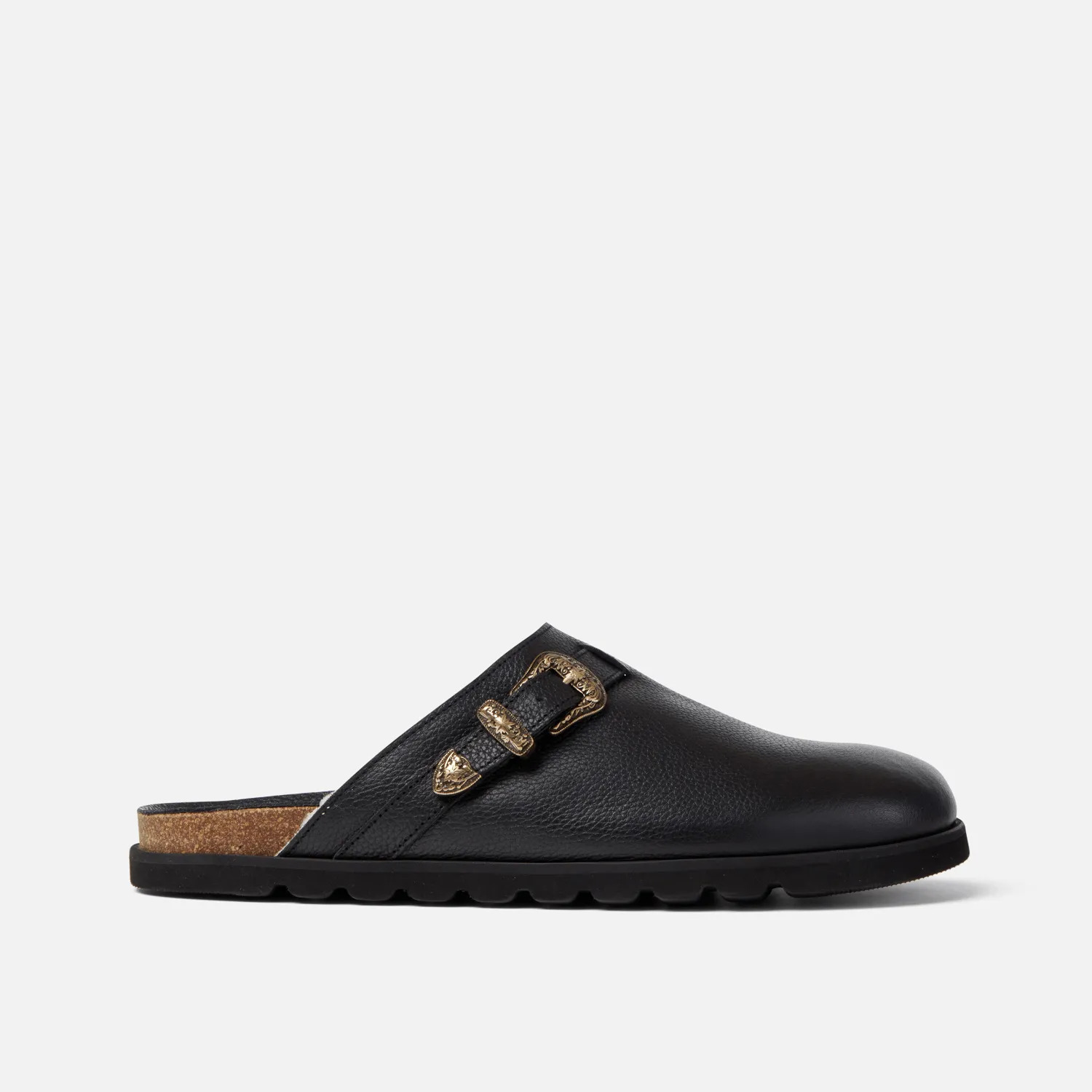 Winston Black Pebble Mule - Men's sold by Duke + Dexter