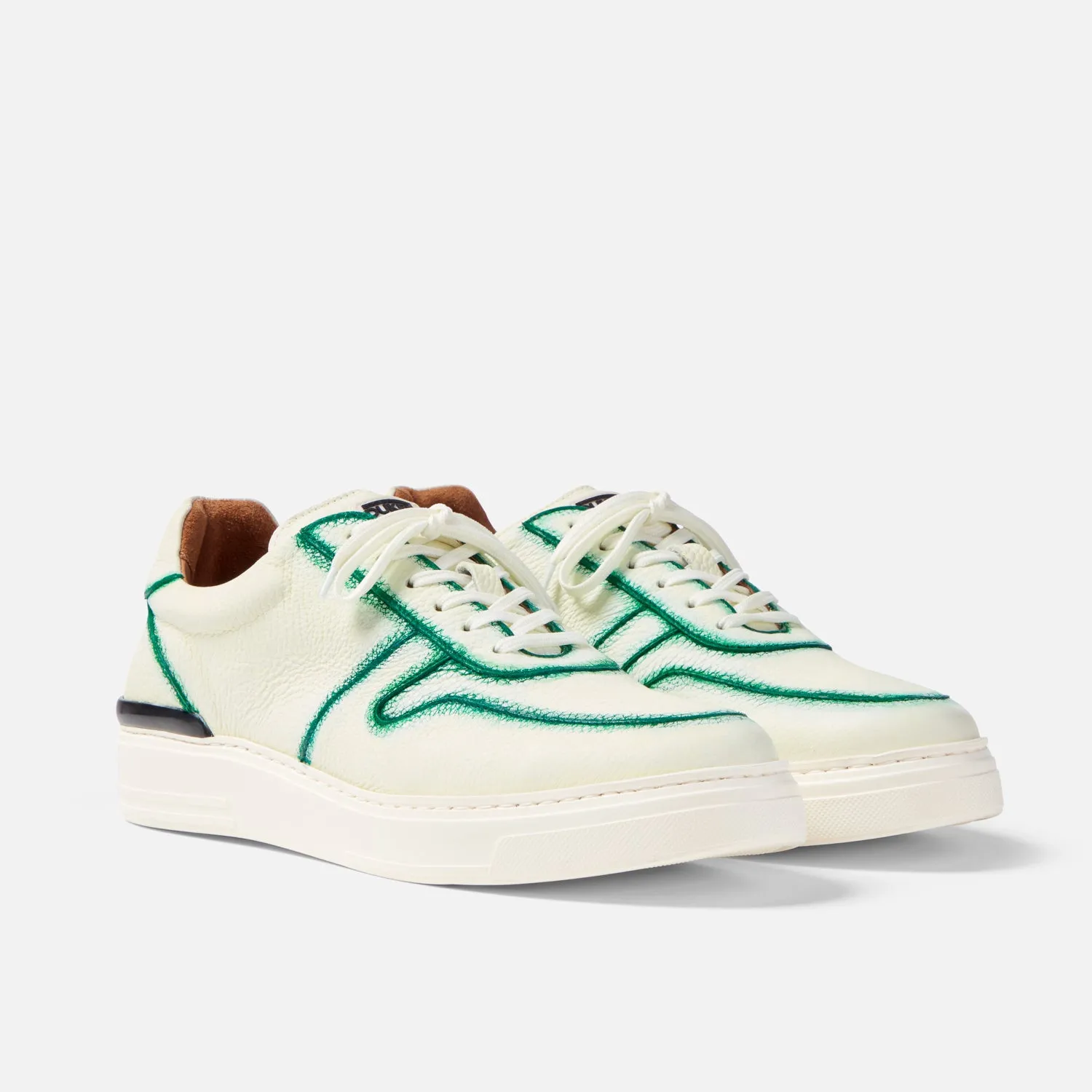 Ritchie Hand-Painted Court Sneaker - Men's sold by Duke + Dexter product image thumbnail 3
