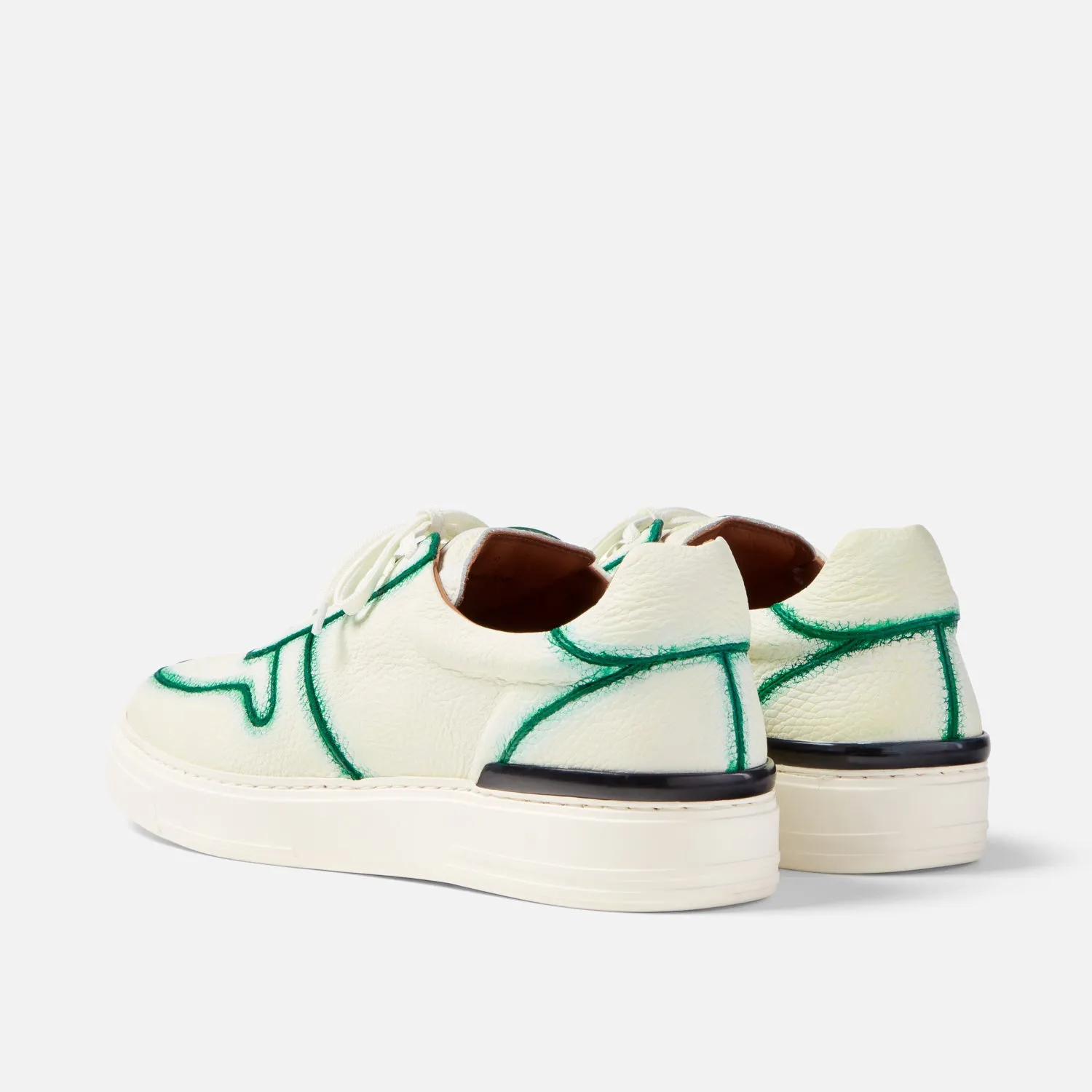 Ritchie Hand-Painted Court Sneaker - Men's sold by Duke + Dexter product image thumbnail 4