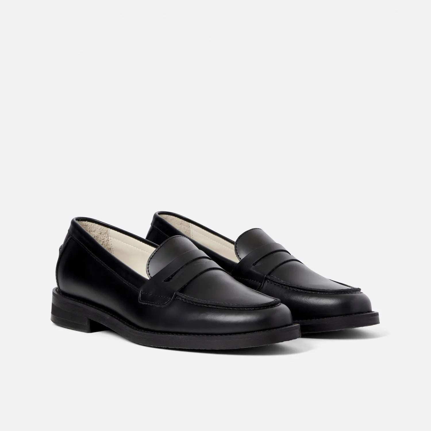 Wilde Black Penny Loafer - Women's sold by Duke + Dexter product image thumbnail 3