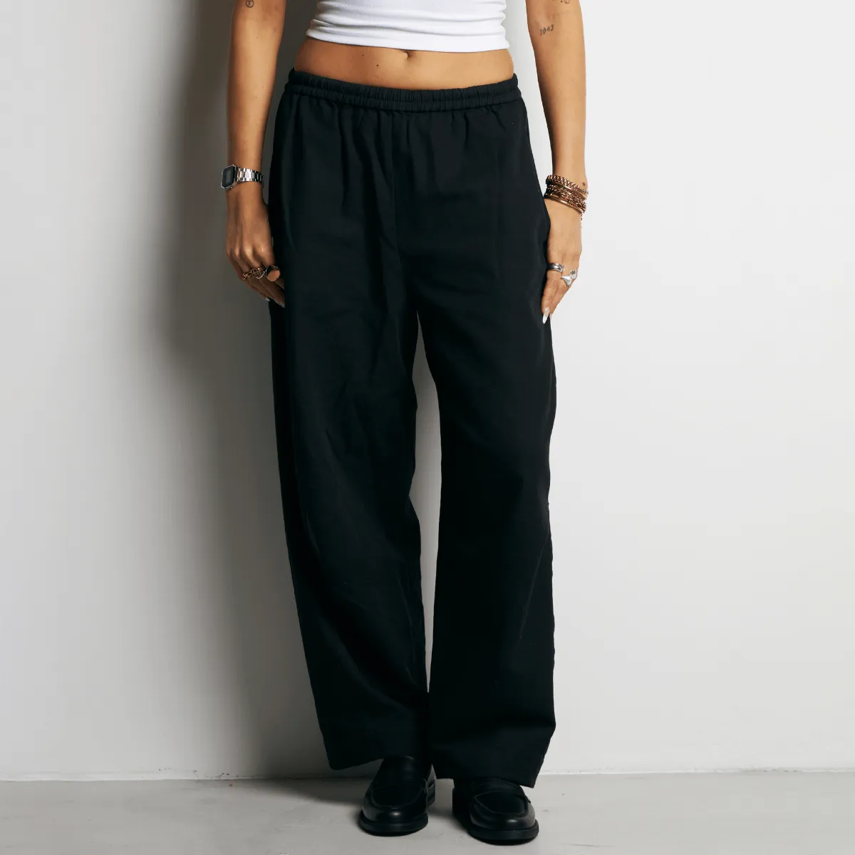 Wilde Black Penny Loafer - Women's sold by Duke + Dexter product image thumbnail 2