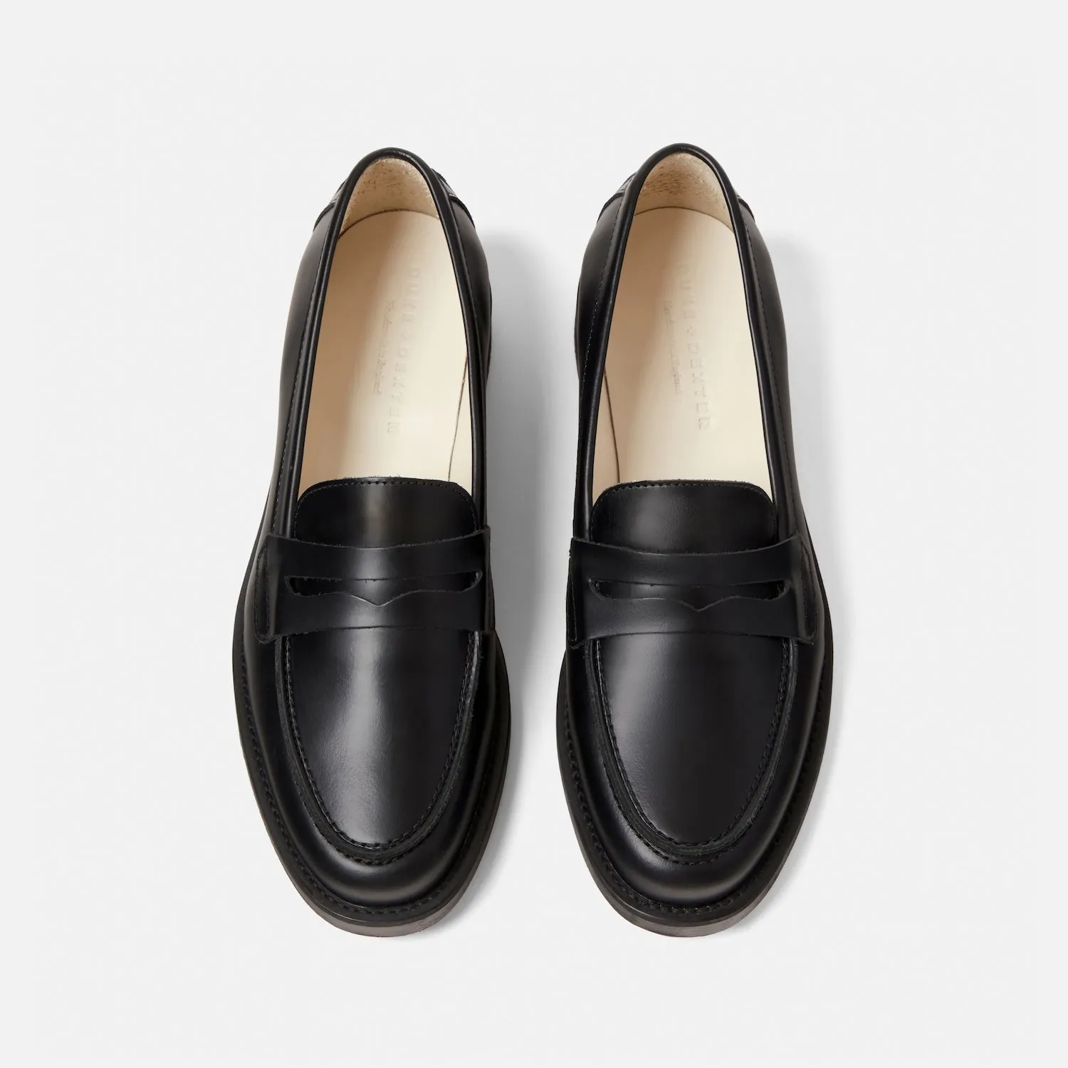 Wilde Black Penny Loafer - Women's sold by Duke + Dexter product image thumbnail 4