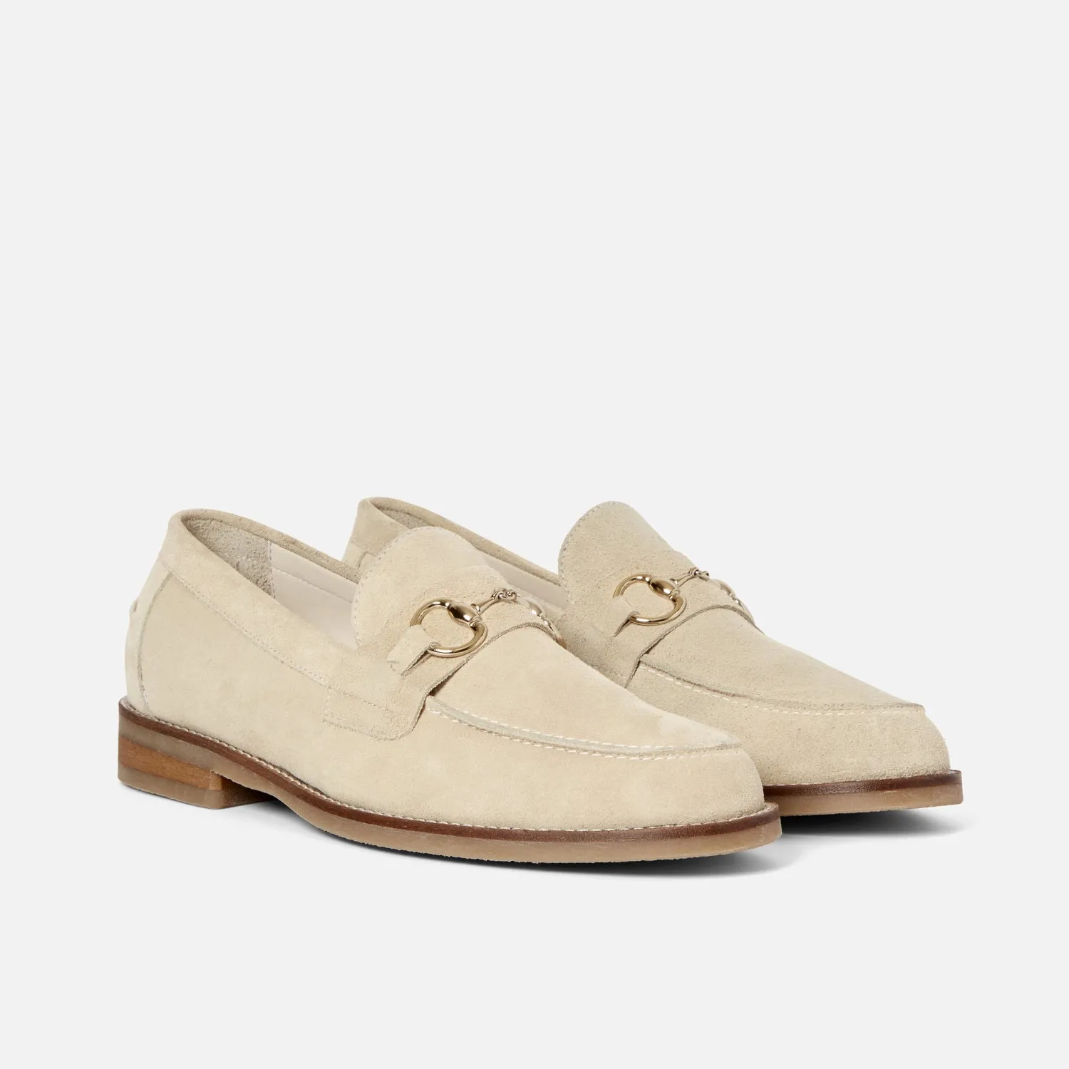 Wilde Biscuit Suede Bit Loafer - Men's sold by Duke + Dexter product image thumbnail 3