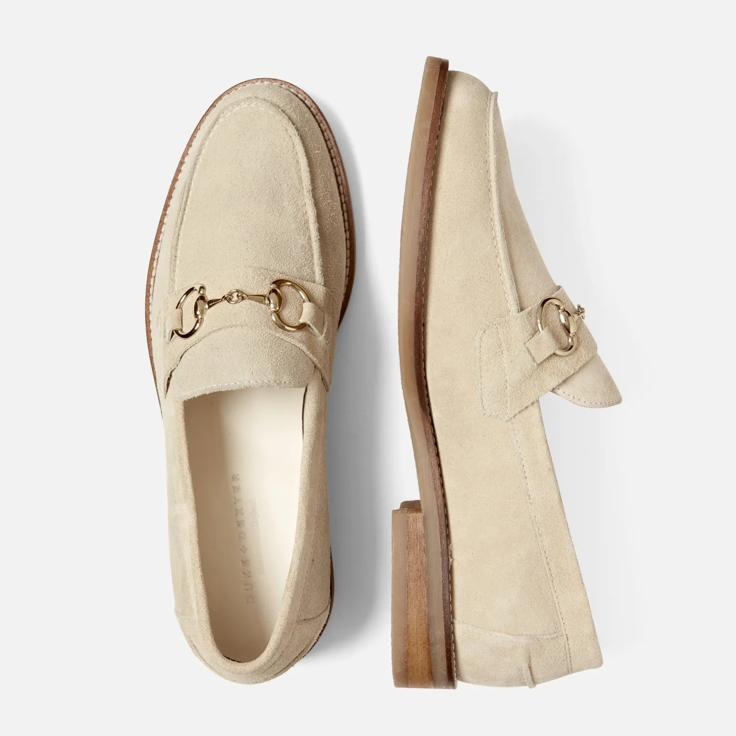 Wilde Biscuit Suede Bit Loafer - Men's sold by Duke + Dexter product image thumbnail 5