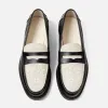 Wilde Black + White Vine Penny Loafer - Men's sold by Duke + Dexter