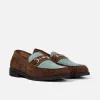 Checks Sage + Chocolate Bit Loafer - Men's sold by Duke + Dexter
