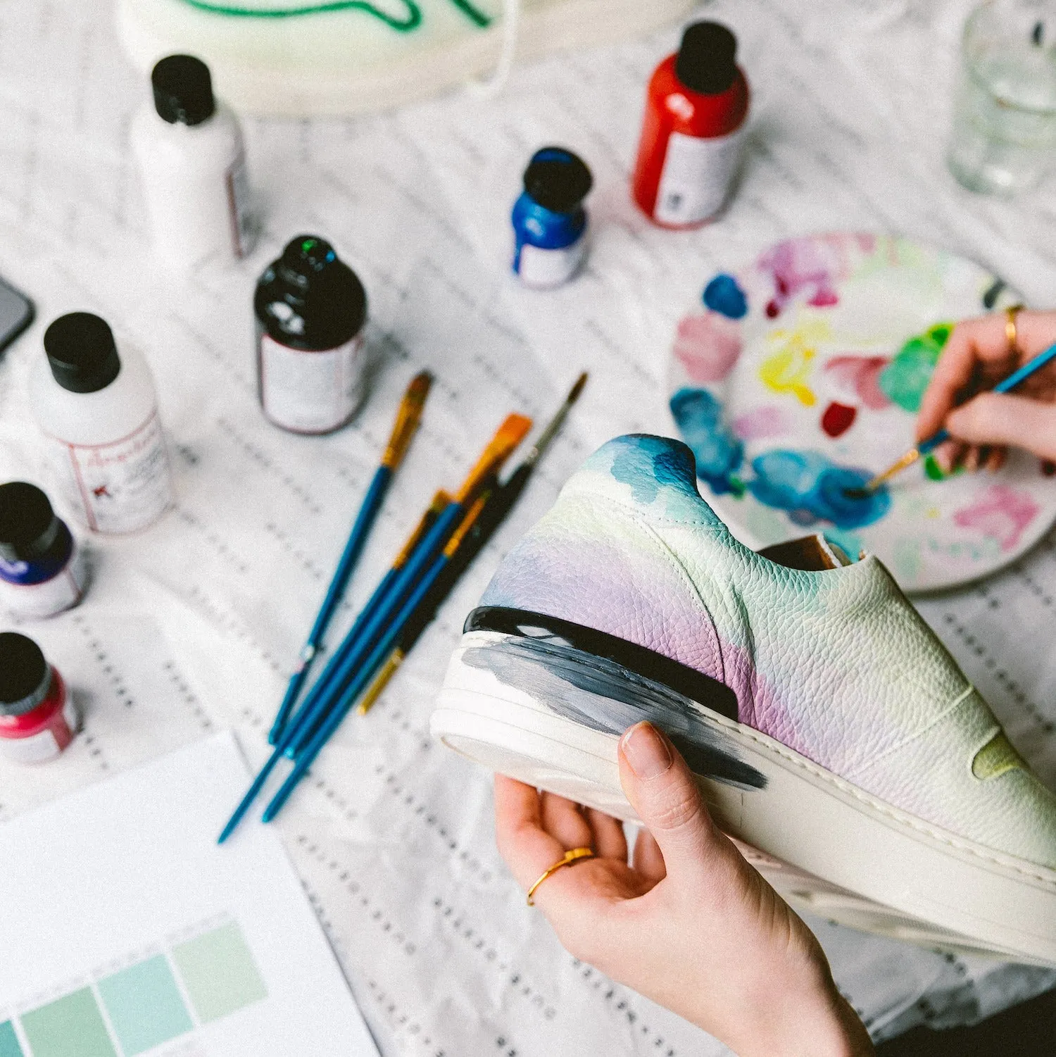 Hand-Painted Bespoke- Men's sold by Duke + Dexter product image thumbnail 2