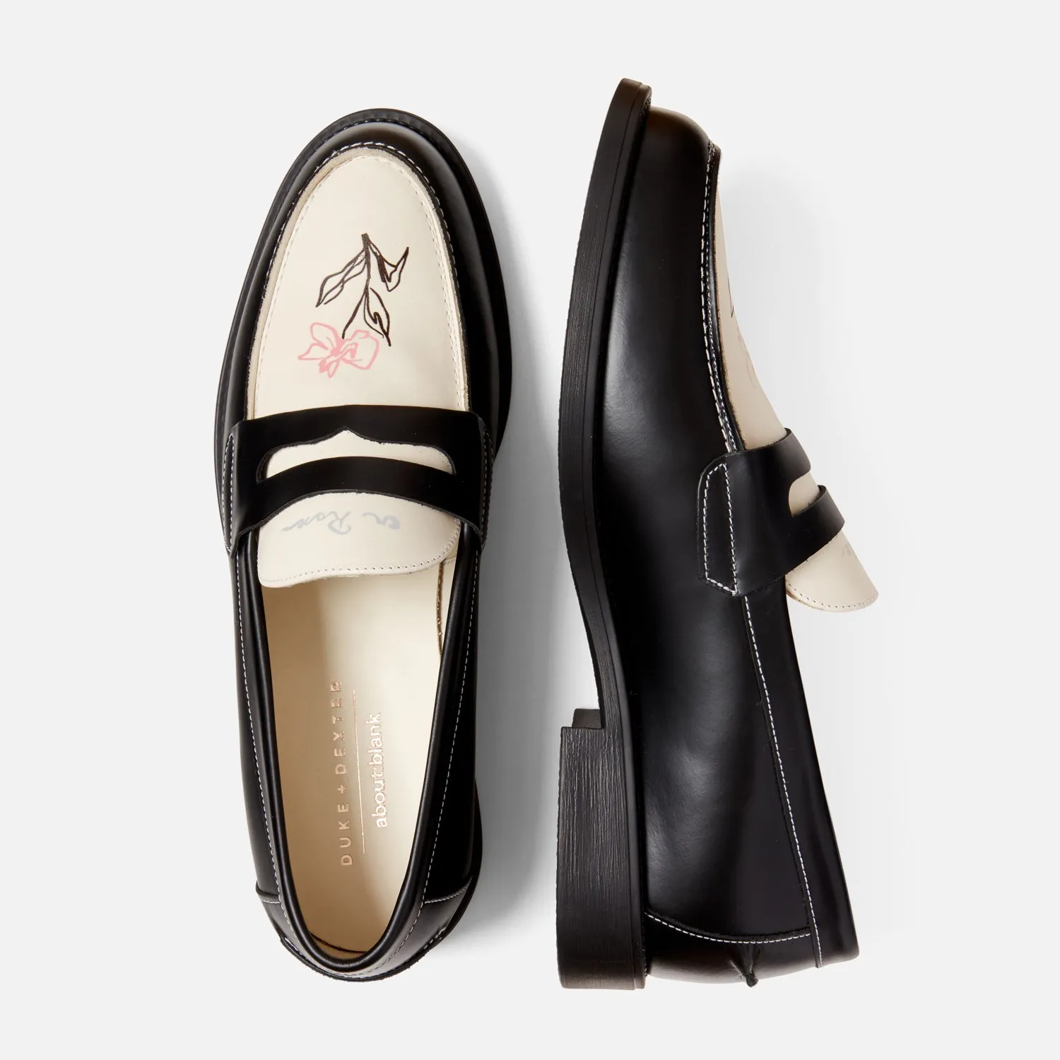 about:blank La Vie En Rose Penny Loafer - Men's sold by Duke + Dexter product image thumbnail 5