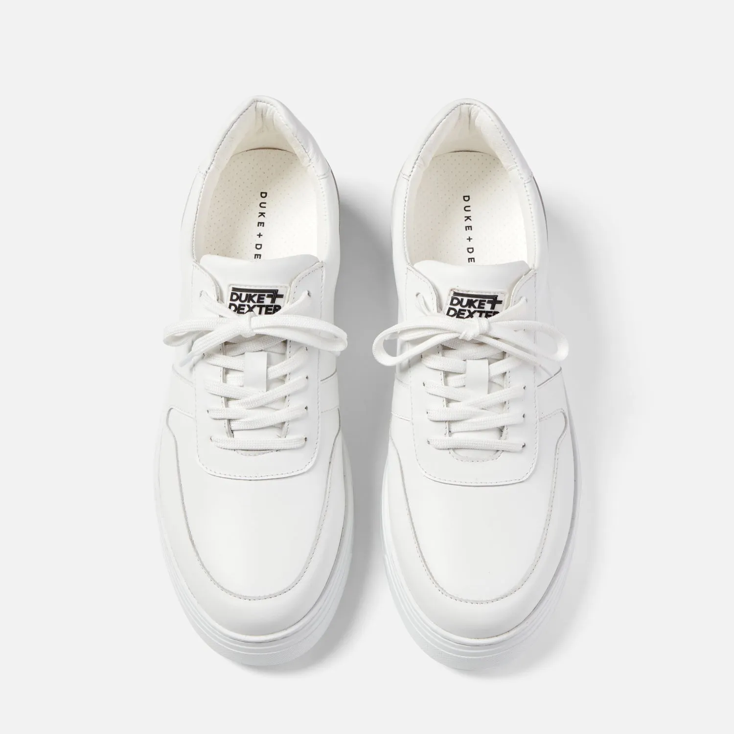 Ritchie Clean White Sneaker - Men's sold by Duke + Dexter product image thumbnail 4