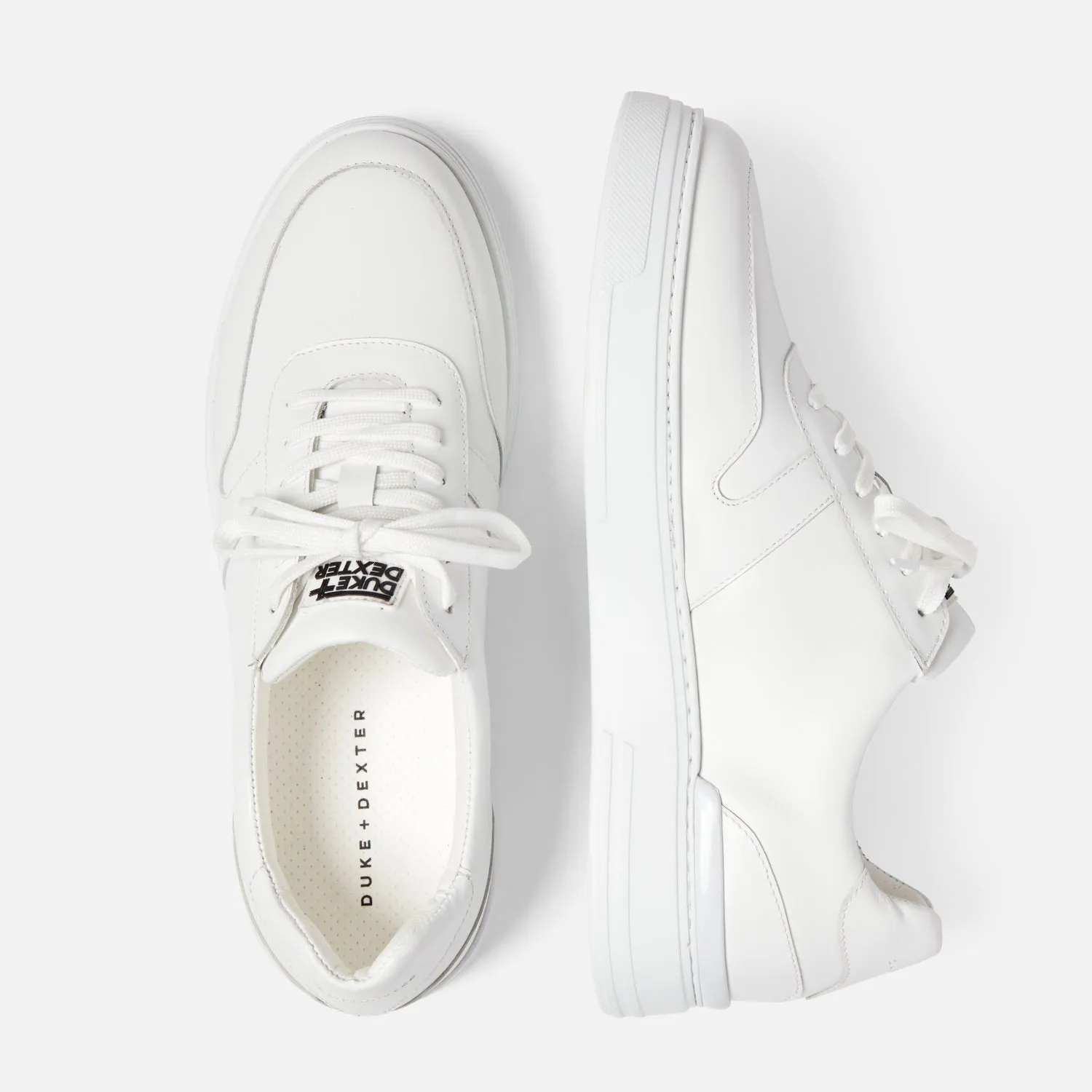Ritchie Clean White Sneaker - Men's sold by Duke + Dexter product image thumbnail 5
