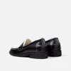 Hand-Painted Lettering Penny Loafer - Women's sold by Duke + Dexter