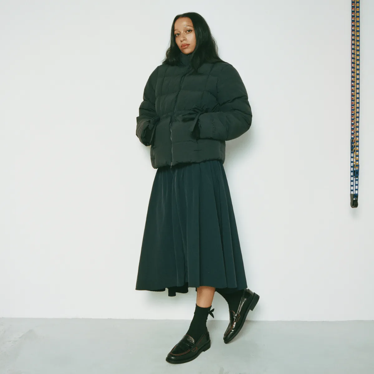 Peachy Den Black Croc Loafer - Women's sold by Duke + Dexter product image thumbnail 2