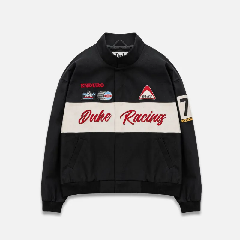 DR1 World Championship Vintage Black Jacket made by Duke + Dexter