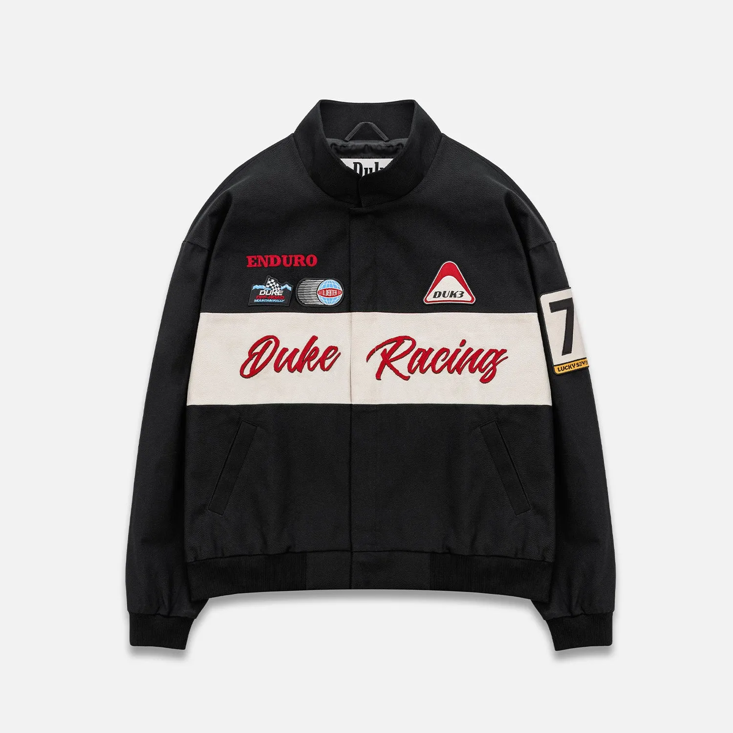 DR1 World Championship Vintage Black Jacket sold by Duke + Dexter