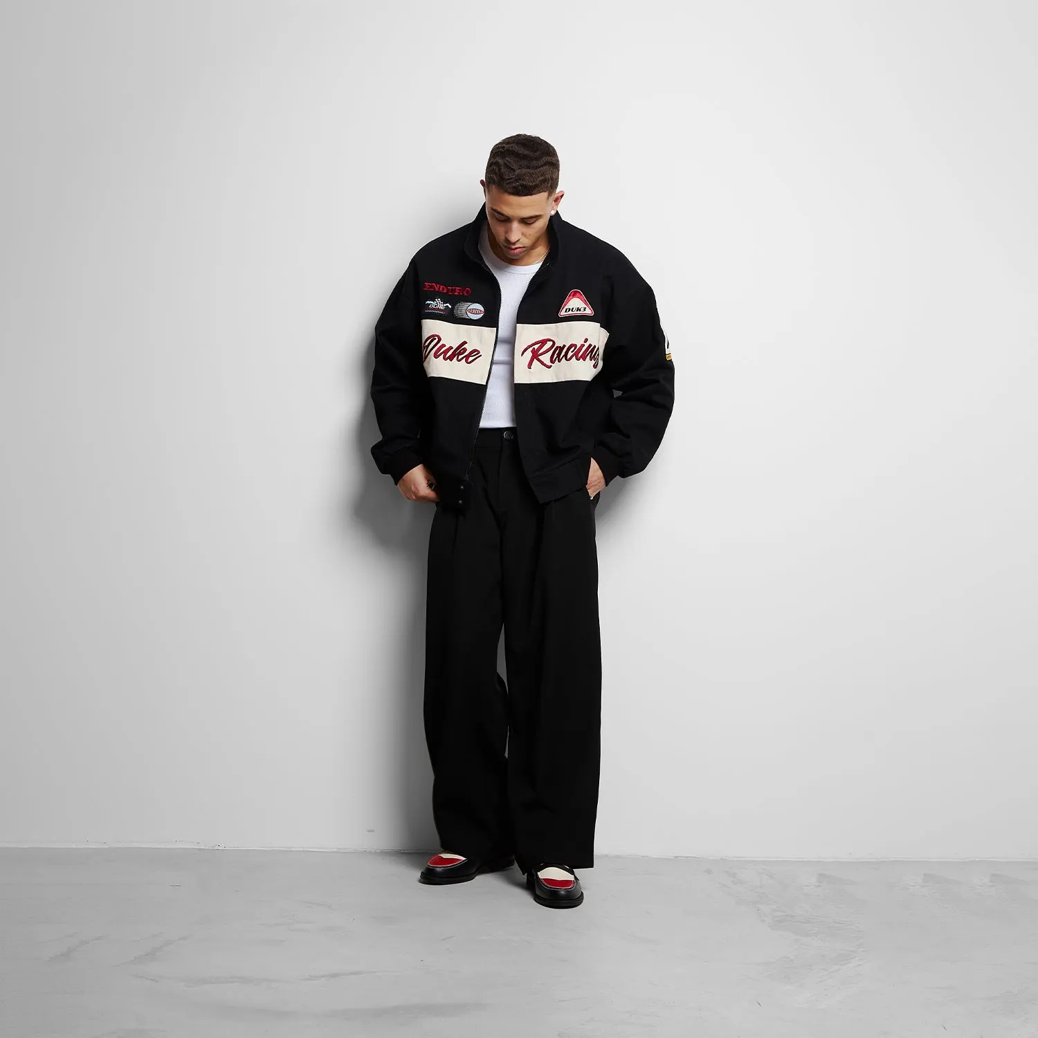 DR1 World Championship Vintage Black Jacket sold by Duke + Dexter product image thumbnail 2