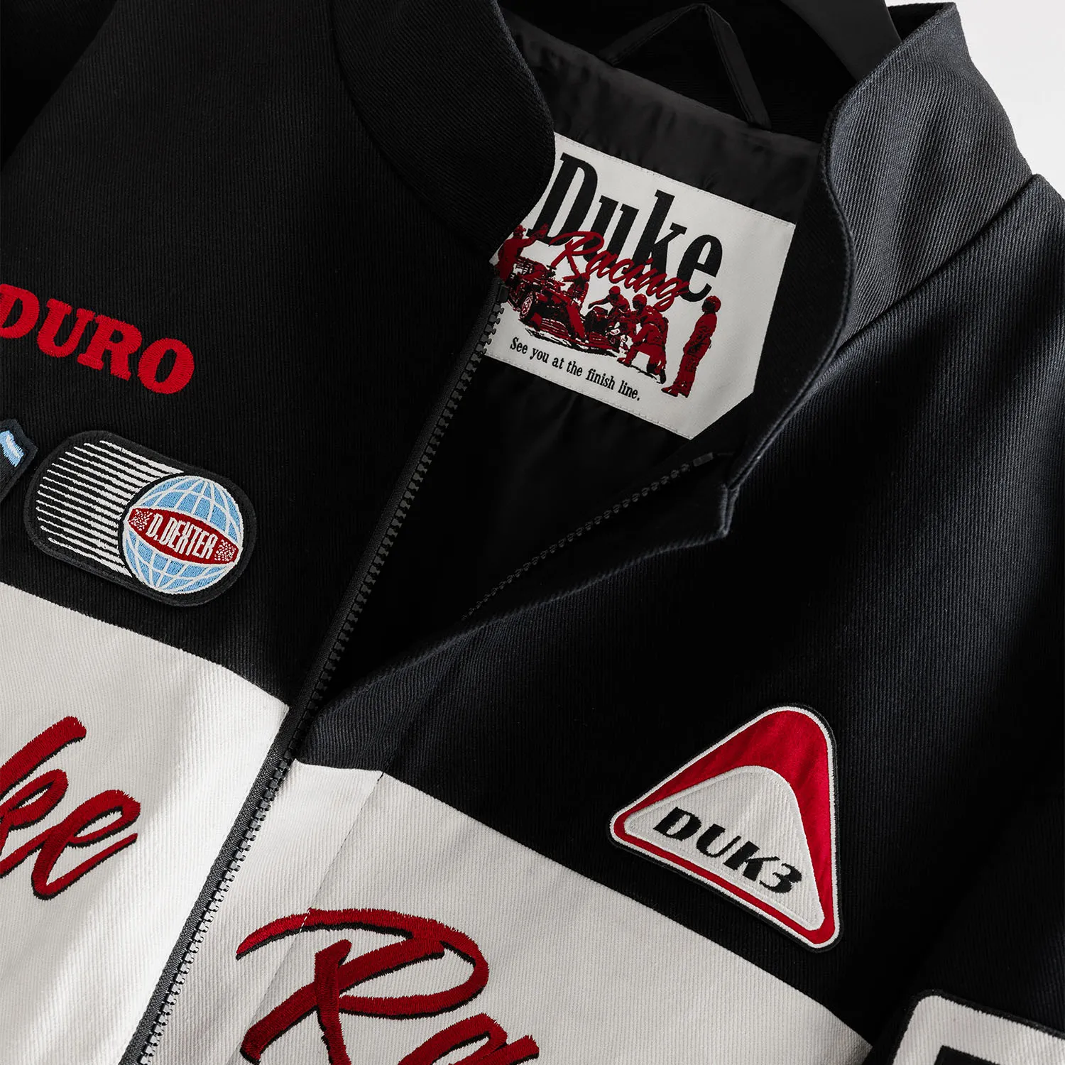 DR1 World Championship Vintage Black Jacket sold by Duke + Dexter product image thumbnail 4