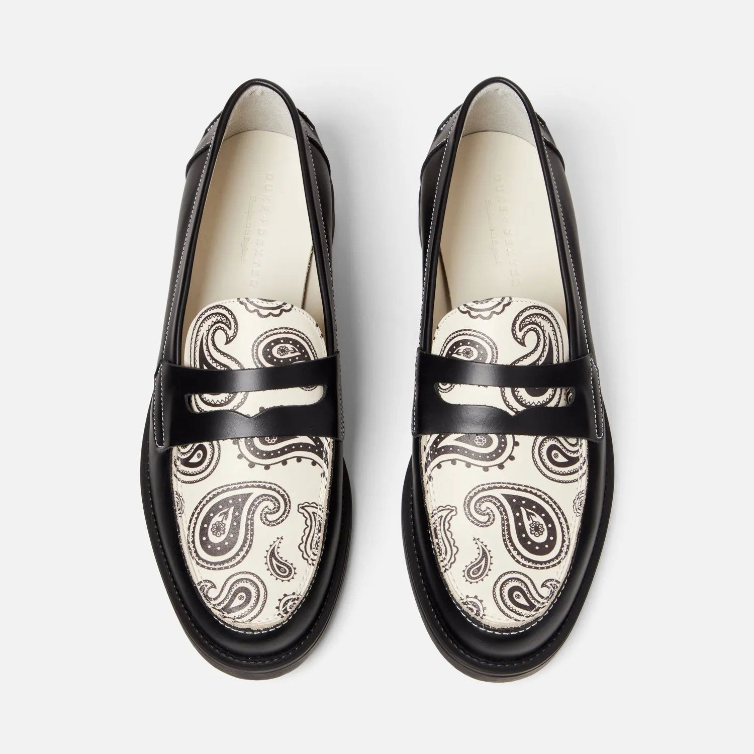 Wilde Paisley Penny Loafer - Men's sold by Duke + Dexter