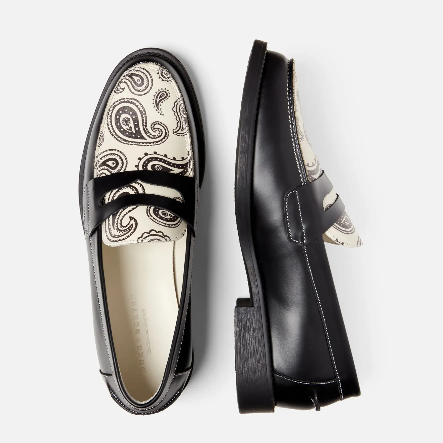 Wilde Paisley Penny Loafer - Men's sold by Duke + Dexter product image thumbnail 4