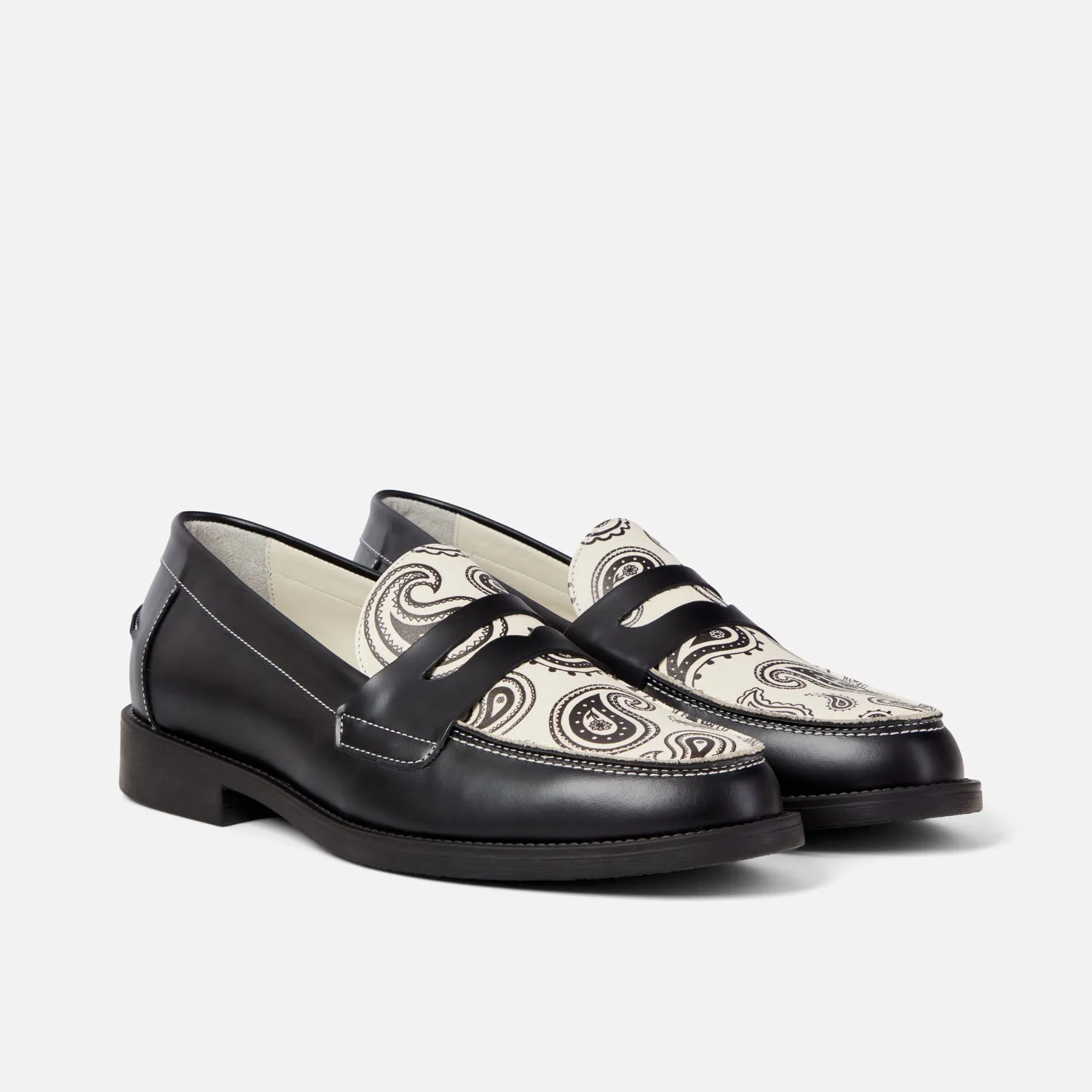 Wilde Paisley Penny Loafer - Men's sold by Duke + Dexter product image thumbnail 3