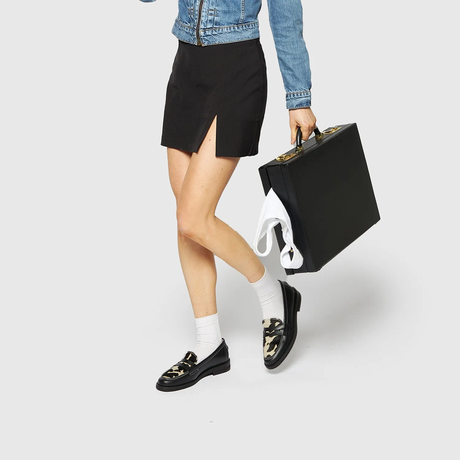 Wilde Cow Pony Penny Loafer - Women's sold by Duke + Dexter product image thumbnail 2