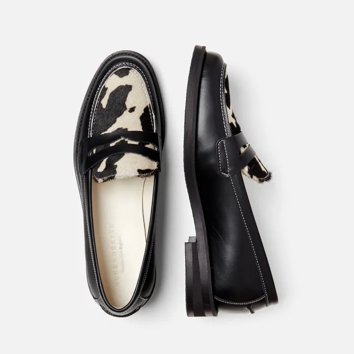 Wilde Cow Pony Penny Loafer - Women's sold by Duke + Dexter product image thumbnail 5