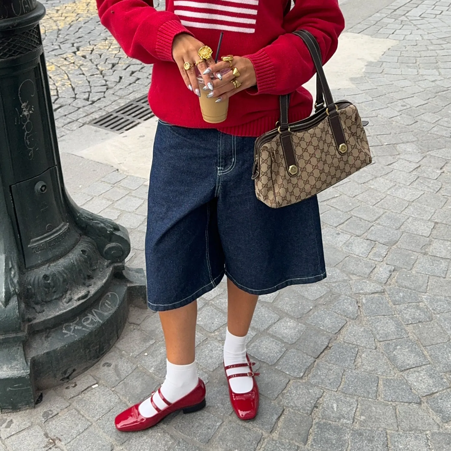 Ruby Red Patent Mary Jane - Women's sold by Duke + Dexter product image thumbnail 2