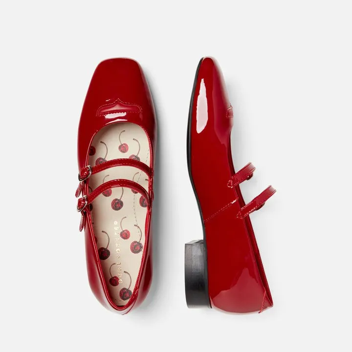 Ruby Red Patent Mary Jane - Women's sold by Duke + Dexter product image thumbnail 5