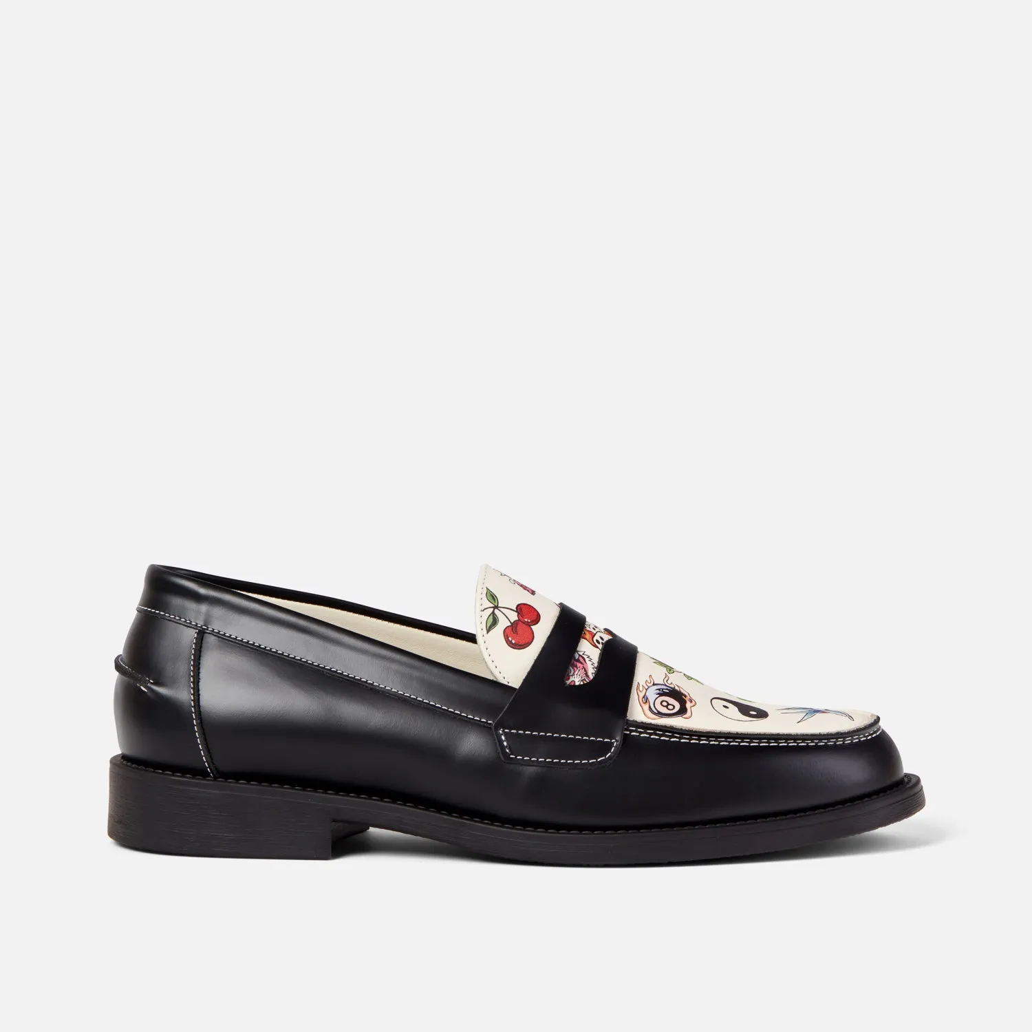 Wilde Tattoo Penny Loafer - Men's sold by Duke + Dexter product image thumbnail 4