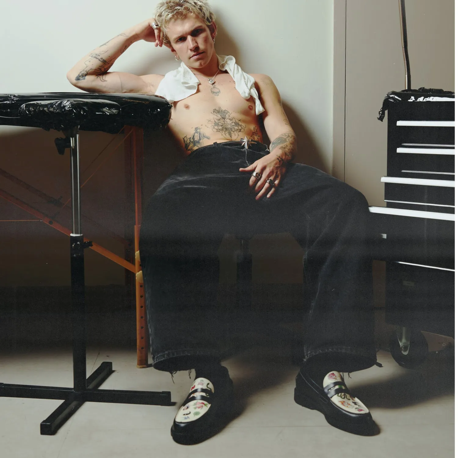 Wilde Tattoo Penny Loafer - Men's sold by Duke + Dexter product image thumbnail 2