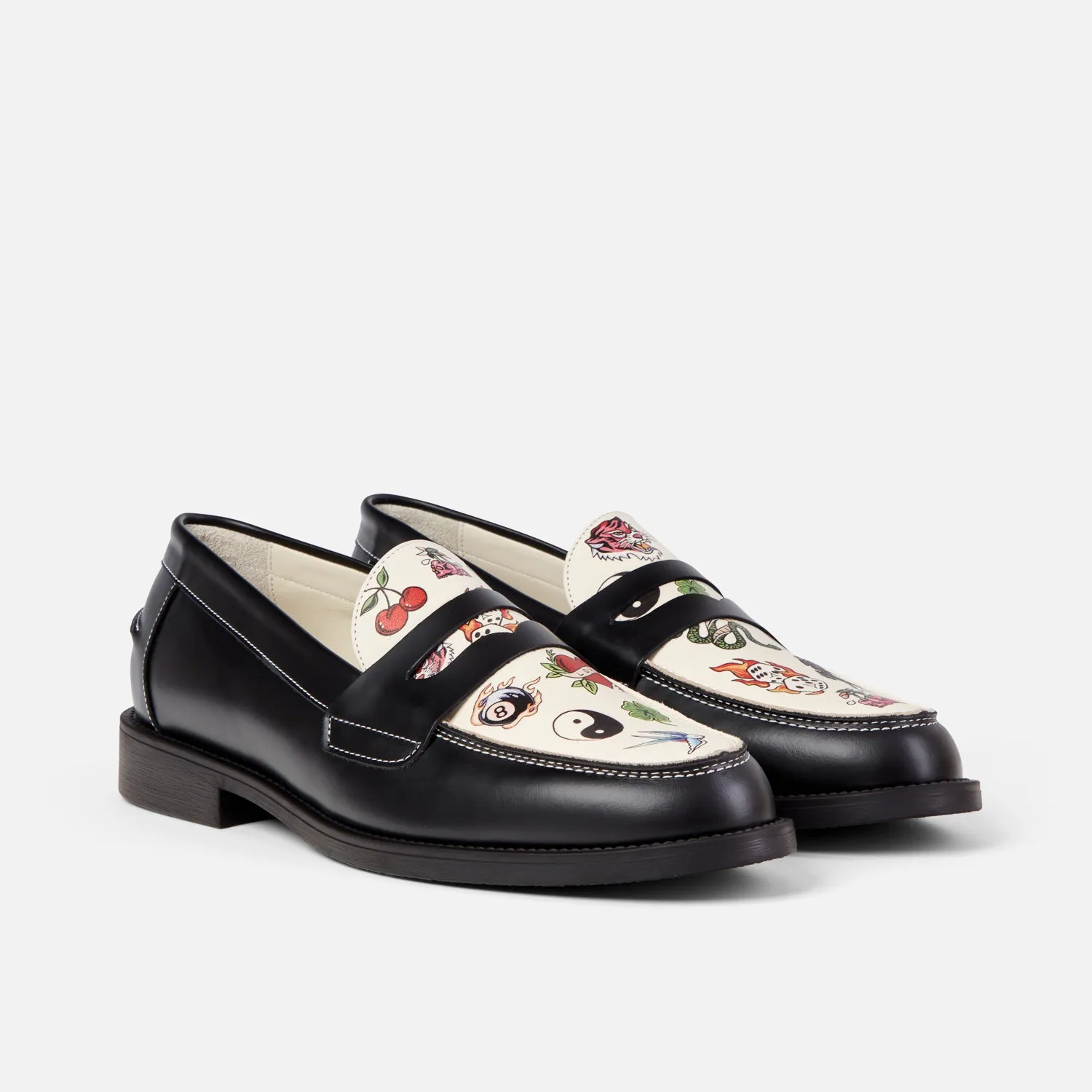 Wilde Tattoo Penny Loafer - Men's sold by Duke + Dexter product image thumbnail 3
