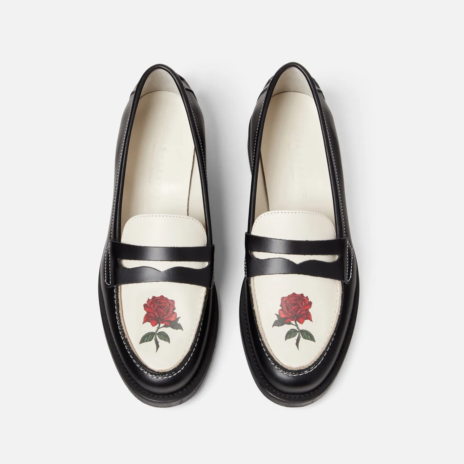 Wilde Red Rose Penny Loafer - Women's sold by Duke + Dexter