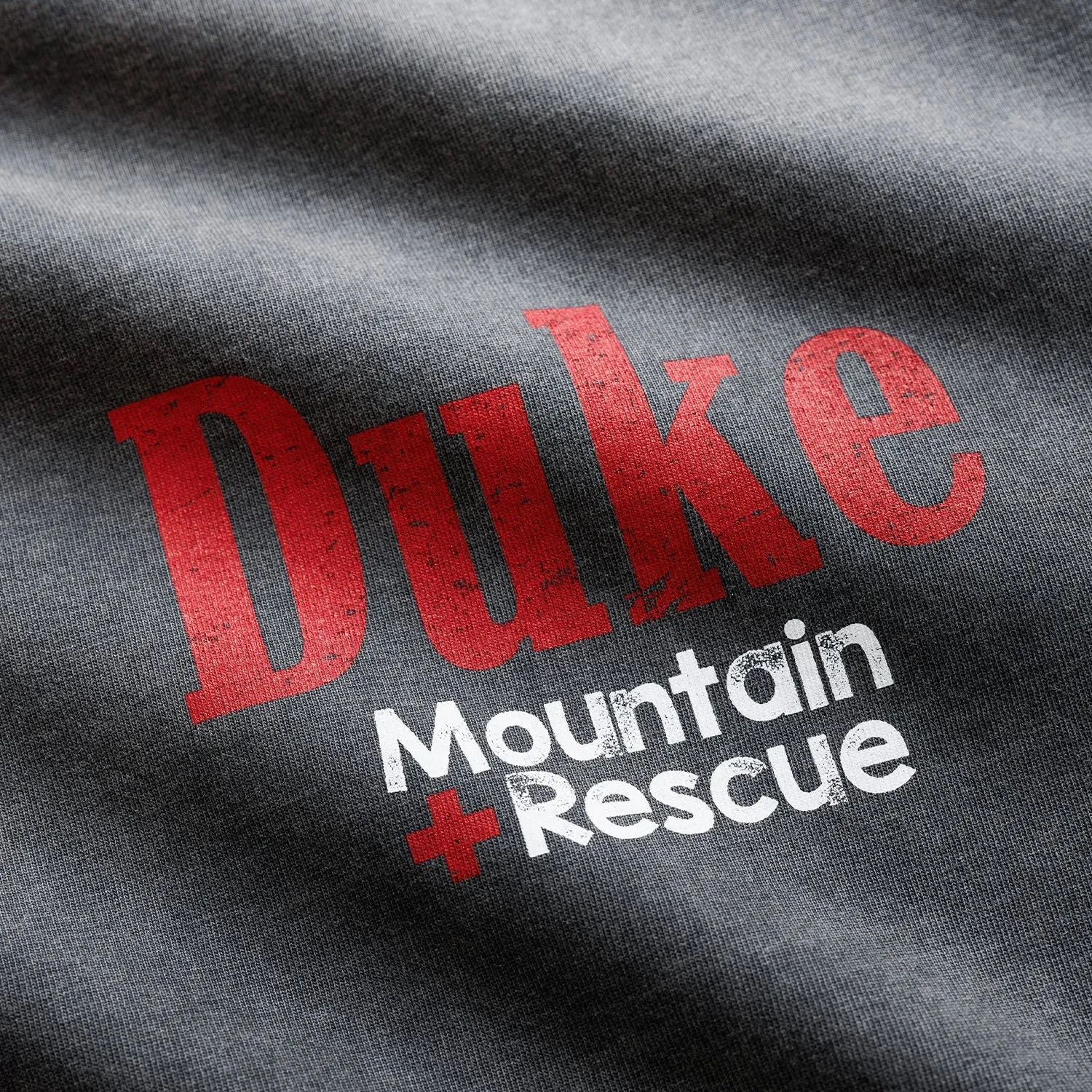 DWS Mountain Rescue Washed Grey T-Shirt sold by Duke + Dexter product image thumbnail 4