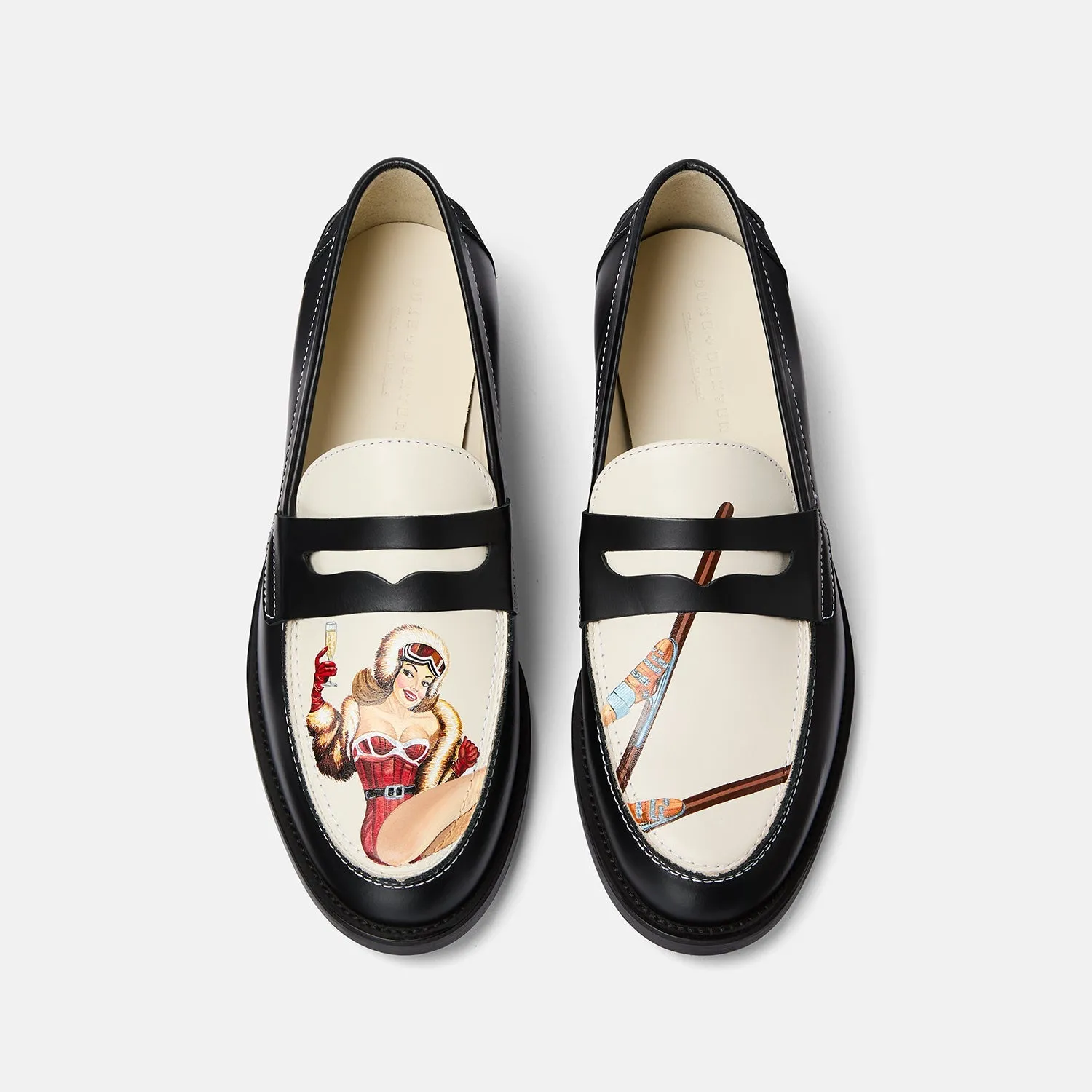 Wilde Hand-Painted Après-Ski Penny Loafer - Men's sold by Duke + Dexter