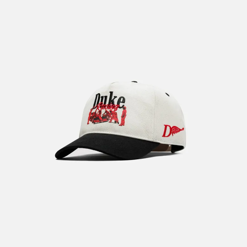 Duke Pit Stop Cream Cap made by Duke + Dexter
