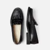 Wilde Black Western Penny Loafer - Women's sold by Duke + Dexter