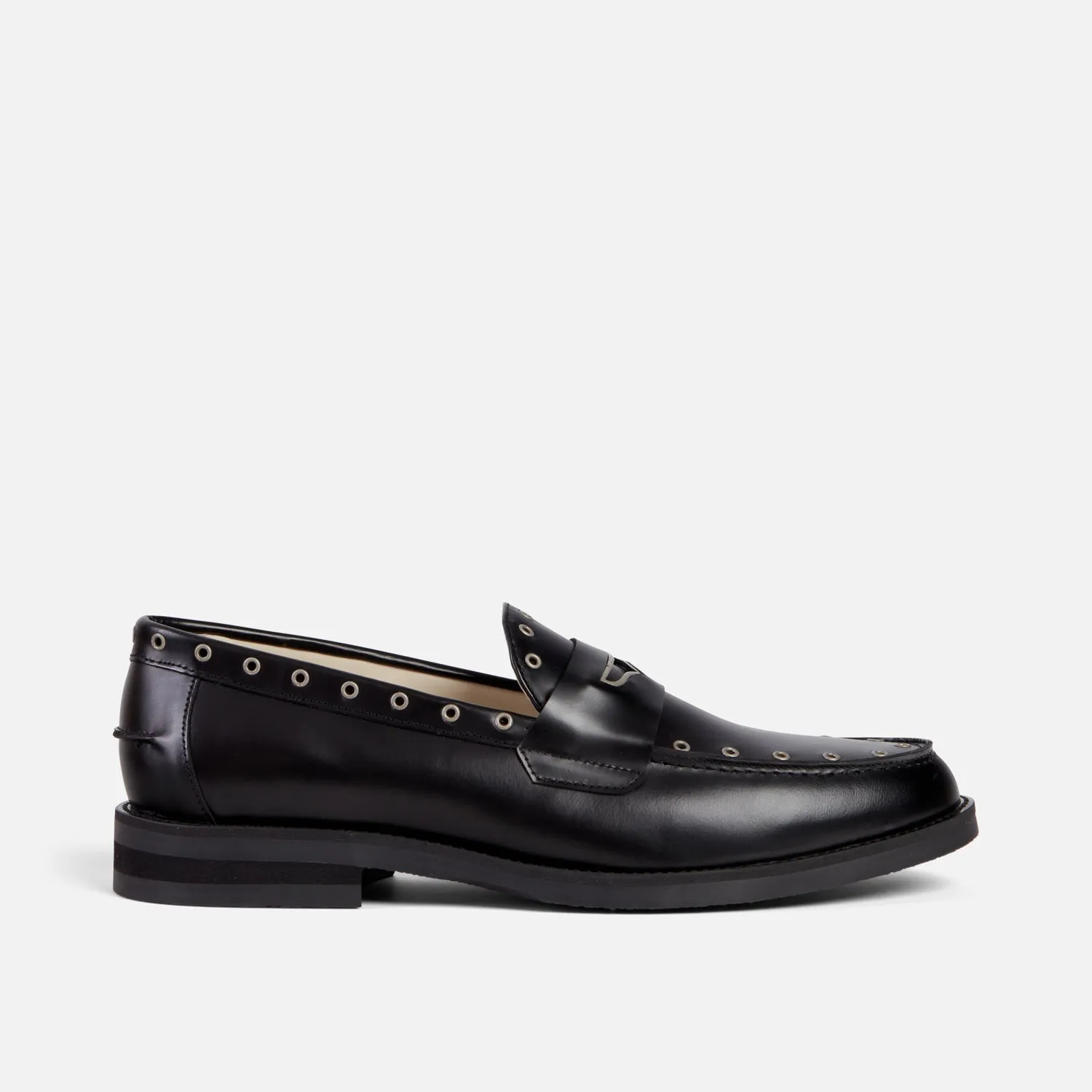 Wilde Silver Rivet Penny Loafer - Men's sold by Duke + Dexter product image thumbnail 2