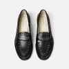Wilde Silver Rivet Penny Loafer - Women's sold by Duke + Dexter
