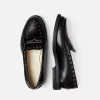 Wilde Silver Rivet Penny Loafer - Women's sold by Duke + Dexter